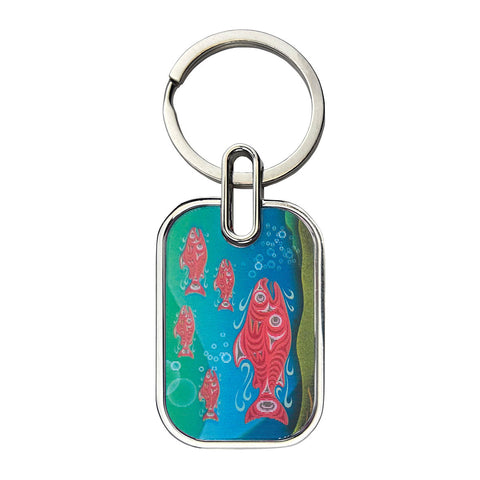 Lenticular Keychain - Coho Salmon (LKEY25)