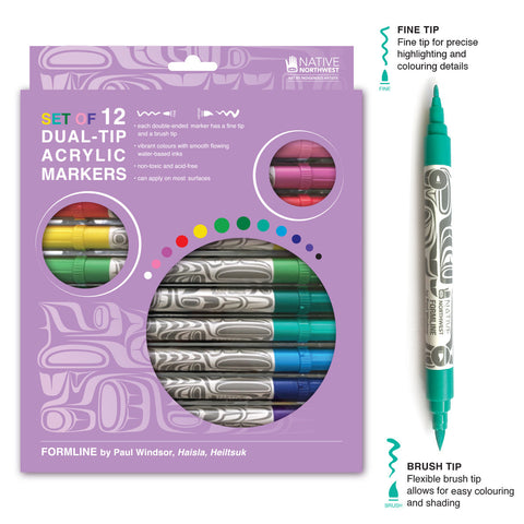 Acrylic Felt Markers (MARK12)