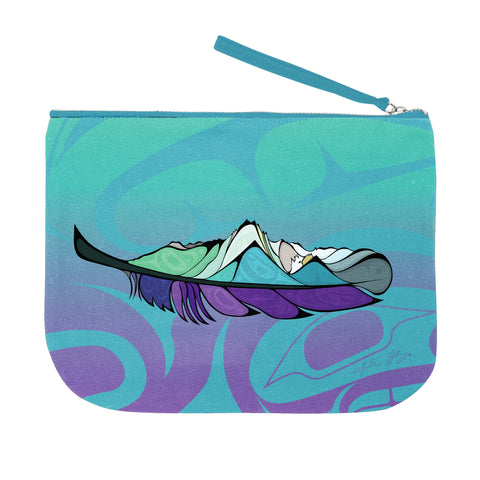 Eco Zip Pouch - Healing Feather (EPOU002)