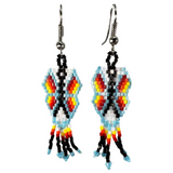Beaded Butterfly Earrings (BSC-BFY)