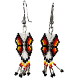 Beaded Butterfly Earrings (BSC-BFY)