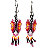 Beaded Butterfly Earrings (BSC-BFY)