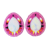 Glam - Beaded Teardrop Burst Earrings