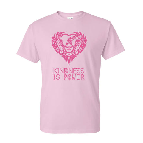 T-shirt: Anti-Bullying - Kindness is Power (Youth) (PINK)