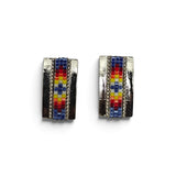 Beaded Loom Inlay Stud Earrings (BCE-STS-MD)