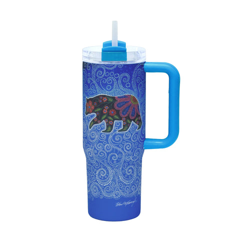 Insulated Tumbler with Straw - Celestial Bear (STUM002)