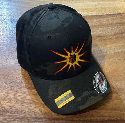 Warrior Hat (Black Camo)