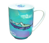Fine Porcelain Mug - Healing Feather (93005)