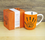 Fine Porcelain Mug - Gitxsan Hand (9293)