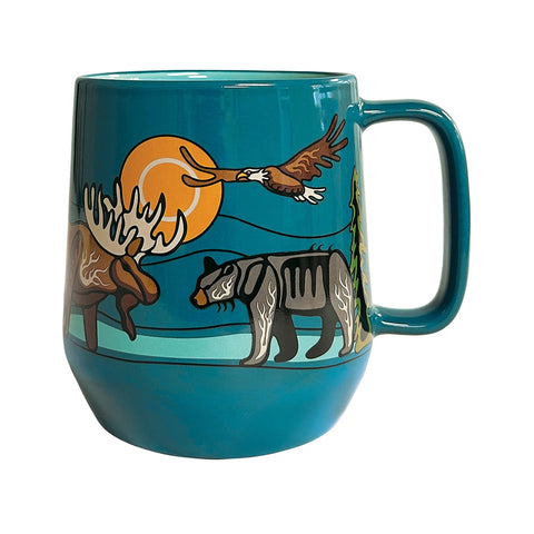 Big Ceramic Mug - All My Relatives: Indinawemaaganidag (BMUG22)