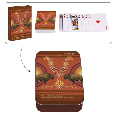 Playing Cards - Buffaloes: MashkodeBiizhikina (PLC24)