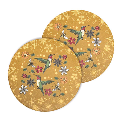 Ceramic Coasters - Hummingbird: Nenookaasi (CCO24)