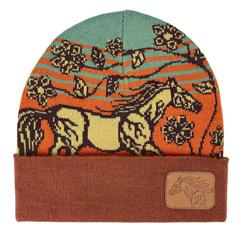 Knitted Tuque - Horse: Bebezhigooganzhii (TQ17)