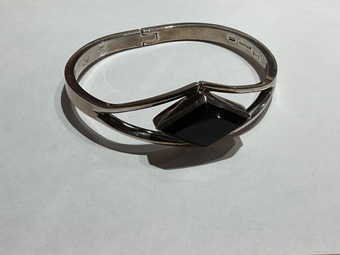 Silver & Oynx Bracelet (05-09-0057-1)