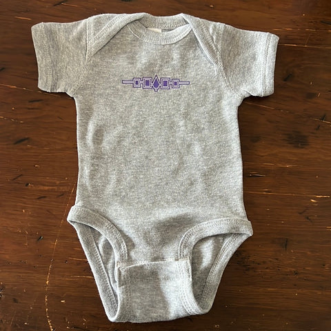 Iroquois Confederacy Baby Onesie - Grey