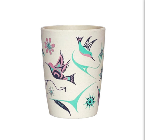 Bamboo cup - Hummingbirds (BFMLH)