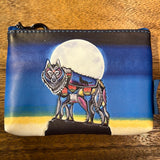 Native Fashion Coin Purse - Wolf (2238)