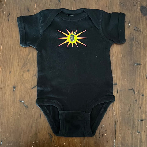 Warrior Baby Onesie - Black