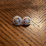 Beaded stud earrings (BSE-001)