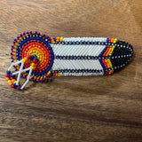 Beaded Barrette - Feather (BBW-001)