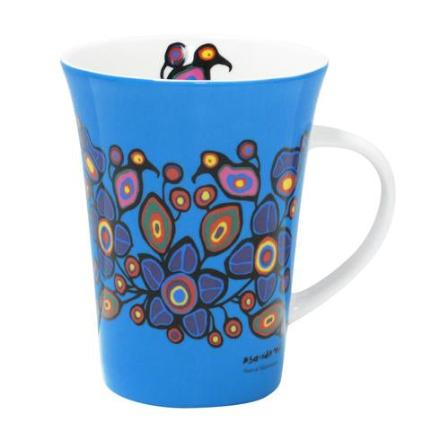 Fine Porcelain Mug - Flowers and Birds (9250)