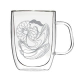 Double Wall Glass Mug - Dreamcatcher (4500)