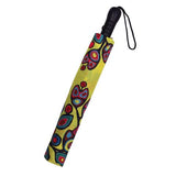 Collapsible Umbrella - Floral On Yellow (U4132)