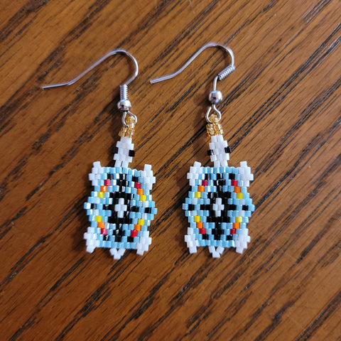 Beaded Turtle Earrings (BSC-TUR)