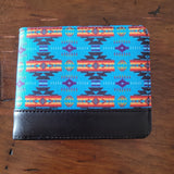 Mens Canvas Wallet - Southwest Design (0517)