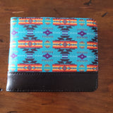 Mens Canvas Wallet - Southwest Design (0517)