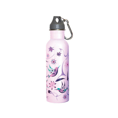 Glossy Water Bottle - Hummingbird (WBS42)