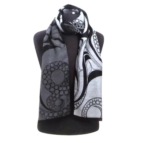 Brushed Silk Scarf - Octopus (SSCARF15)