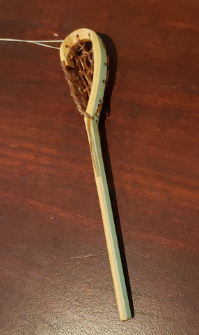Lacrosse Stick Ornament 6" mini