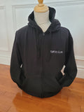 Hoodie: Embroidered Turtle (Zip)