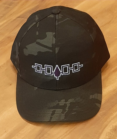 Iroquois Confederacy Hat - Adjustable (Black Camo)