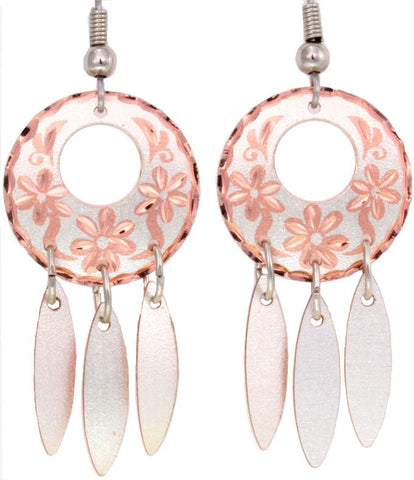 Copper Floral K Series Earrings (CK09sp)