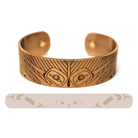 Copper Brushed Bracelet - Hummingbird (CBR5)