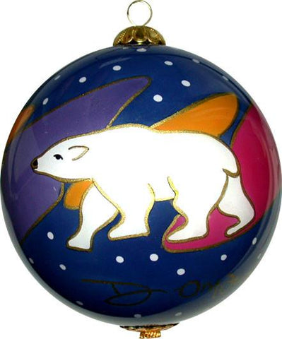 Glass Ornament - Snow Bear (9404SNO)