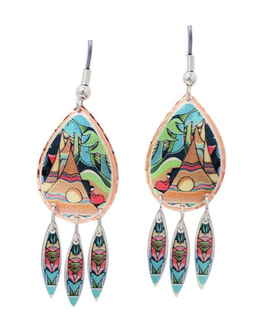 Copper Earrings - Some Watched the Sunset (CMOS17)