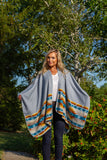 Native Wool Poncho (PNC-SB/GR)