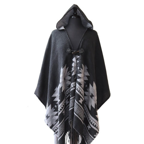 Hooded Fashion Wrap - Visions of Our Ancestors (HWRAP12)