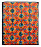 Plush Blanket - Throw (THR-GEO10-ORG)