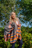 Native Wool Poncho (PNC-PK/GR)