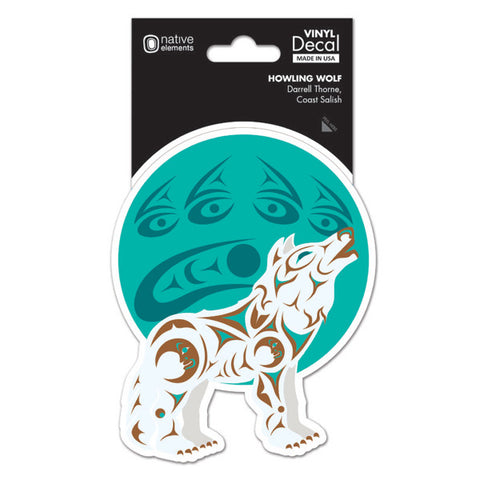 Decal - Howling Wolf (D233)