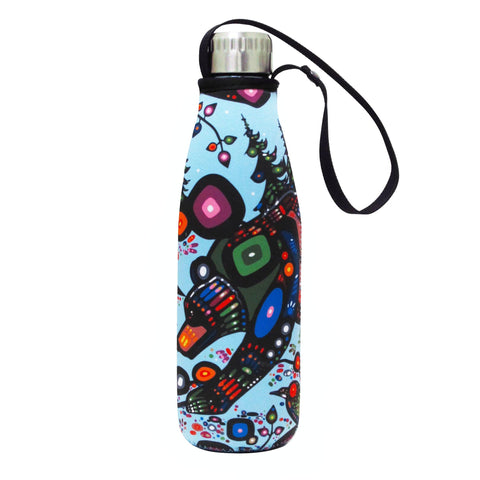 Stainless Steel Bottle with Sleeve - The Bear (4562)