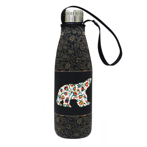 Stainless Steel Bottle with Sleeve - Spring Bear (4563)