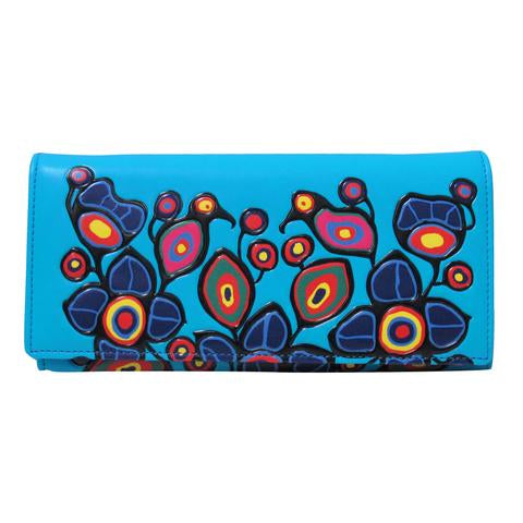 Native Fashion Wallet - Flowers and Birds (2096)