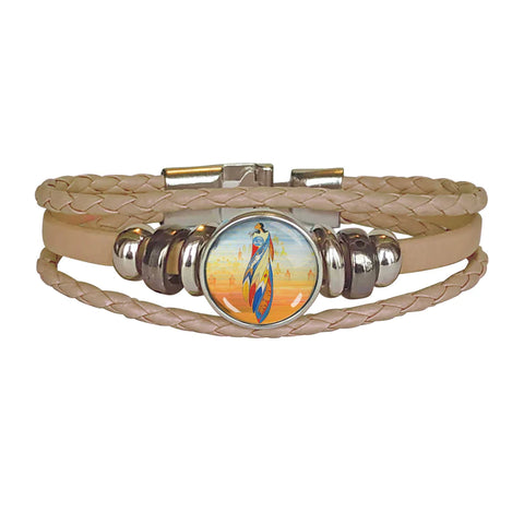 Leatherette Bracelet - Not Forgotten (5873)