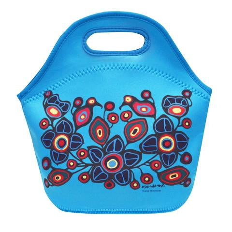 Insulated Lunch Bag - Flowers and Birds (6167)