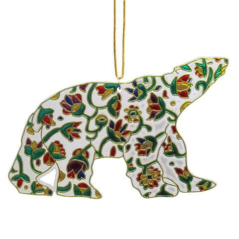 Metallic Ornament - Spring Bear (9472)